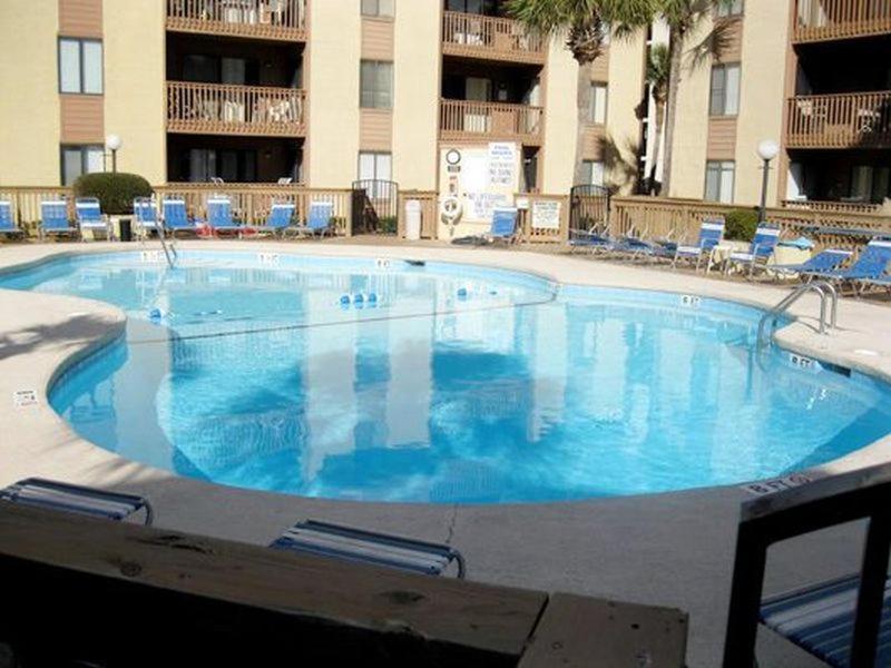 Cabana Section Of Myrtle Beach Awesome Ocean View From The Front,Exercise Trail,Pool,Shower Outside Villa Room photo