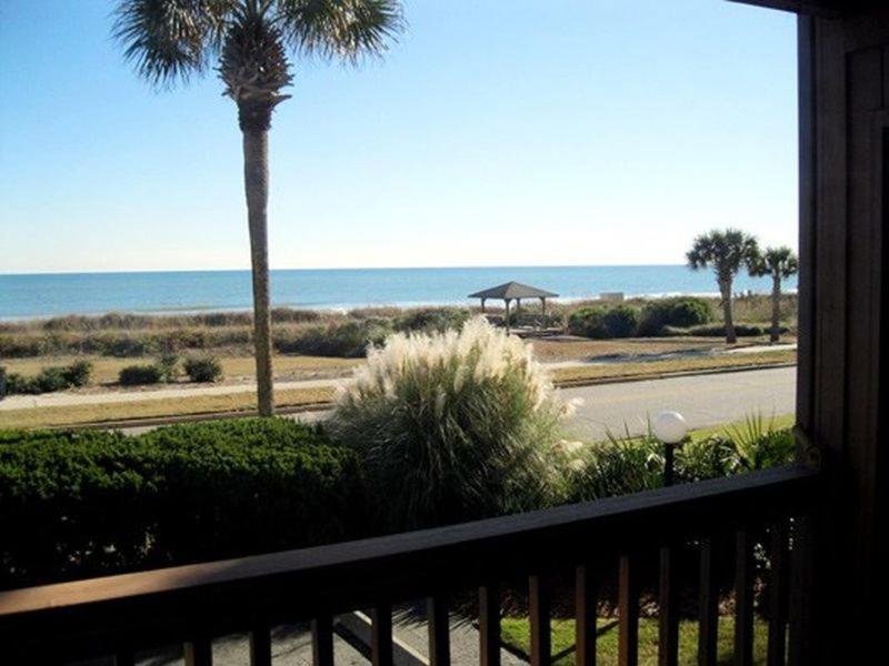 Cabana Section Of Myrtle Beach Awesome Ocean View From The Front,Exercise Trail,Pool,Shower Outside Villa Exterior photo