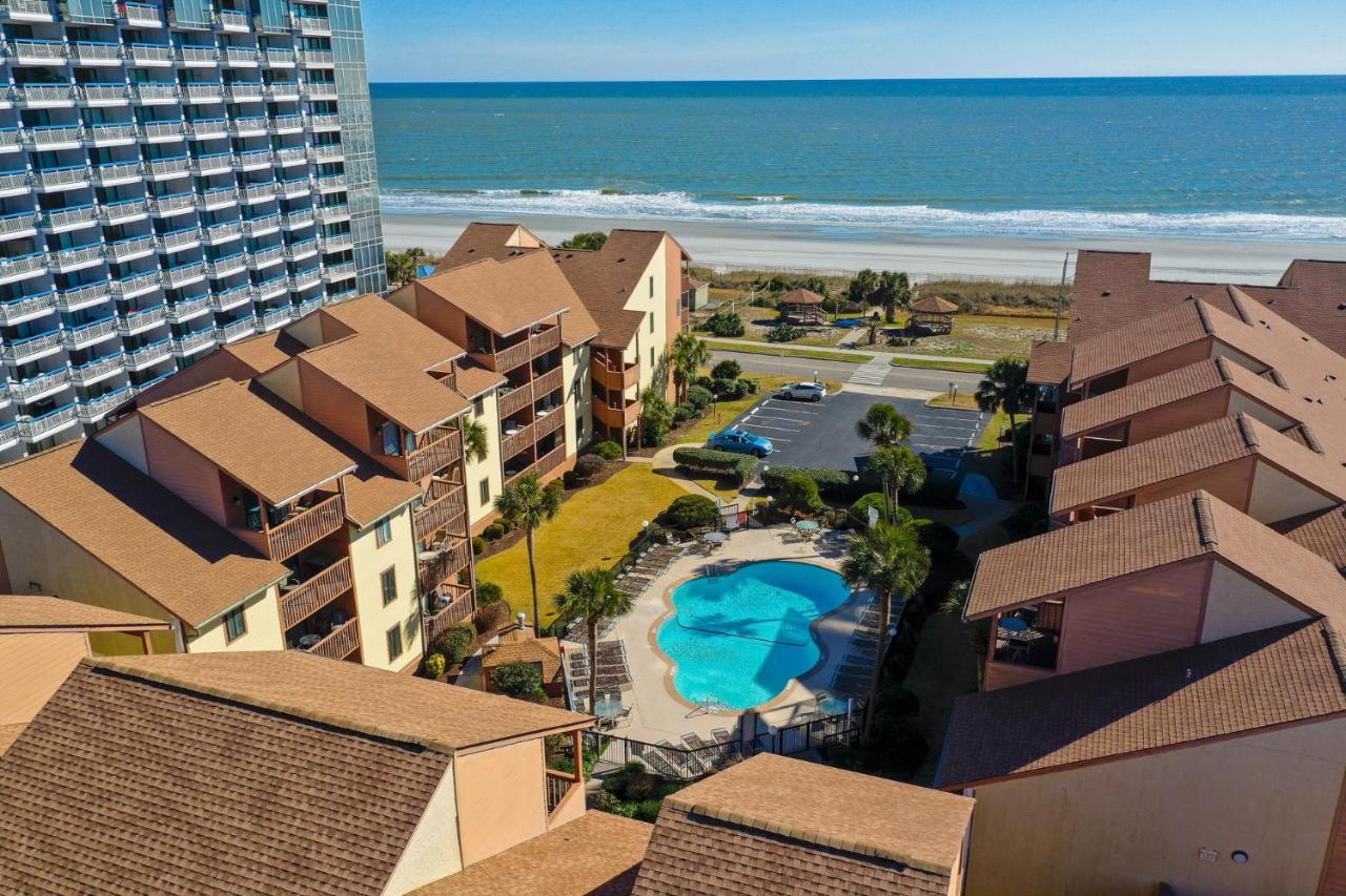 Cabana Section Of Myrtle Beach Awesome Ocean View From The Front,Exercise Trail,Pool,Shower Outside Villa Exterior photo