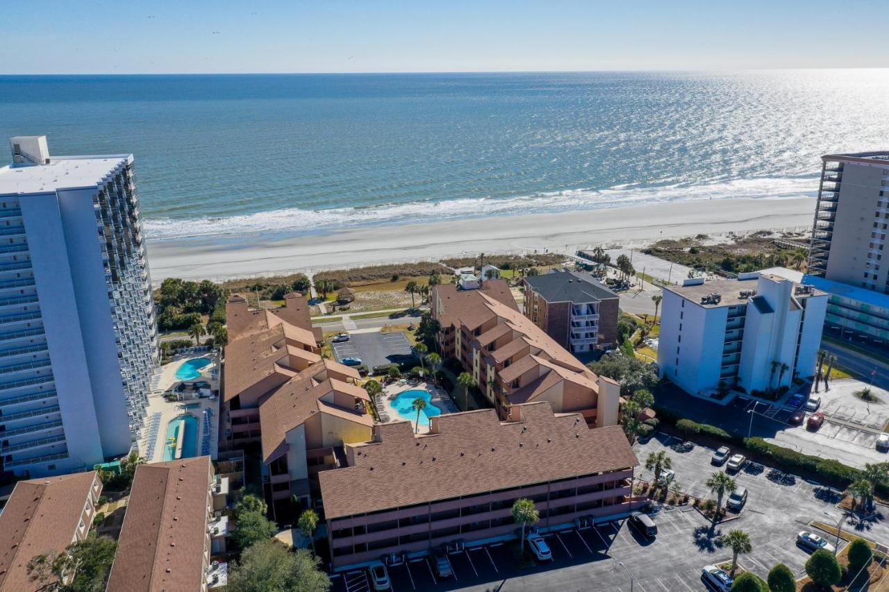 Cabana Section Of Myrtle Beach Awesome Ocean View From The Front,Exercise Trail,Pool,Shower Outside Villa Exterior photo