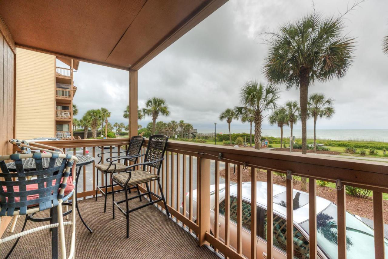 Cabana Section Of Myrtle Beach Awesome Ocean View From The Front,Exercise Trail,Pool,Shower Outside Villa Exterior photo