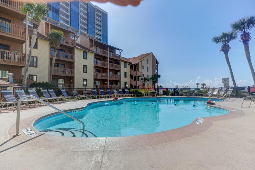 Cabana Section Of Myrtle Beach Awesome Ocean View From The Front,Exercise Trail,Pool,Shower Outside Villa Exterior photo